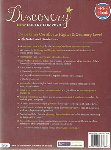 Discovery: New Poetry for 2020 - For Leaving Certificate Higher