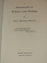 Load image into Gallery viewer, A bibliography of William Carlos Williams