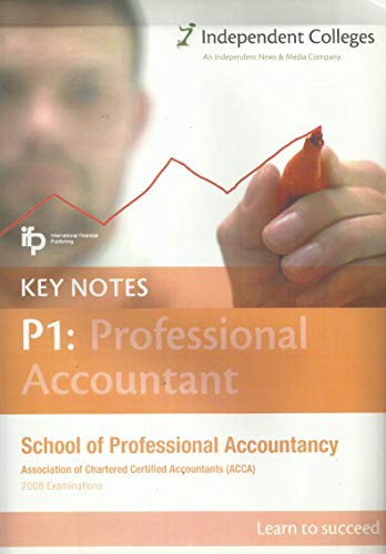 ACCA P1 Professional Accountant Key Notes: Paper P1