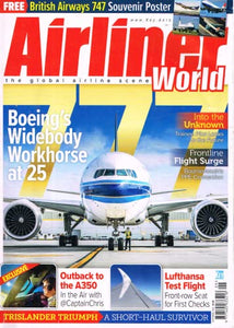 Airliner World magazine, September 2020: Boeing 777: widebody workhorse at 25, trainee pilots, Bournemouth PPE, A350, @CaptainChris, Lufthansa test flights