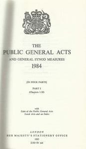 The Public General Acts and General Synod Measures 1984