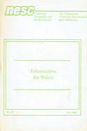 Information for Policy - No 78, July 1985