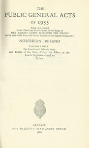 Northern Ireland - The Public General Acts of 1955