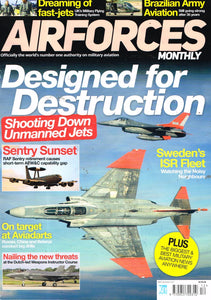 Airforces Monthly, December 2021: Officially the world's number one authority on military aviation - unmanned jets, Sweden's ISR fleet, RAF Sentry AEW&C, Aviadarts