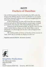 Load image into Gallery viewer, 46229 Duchess of Hamilton - The Kingfisher DVD Collection