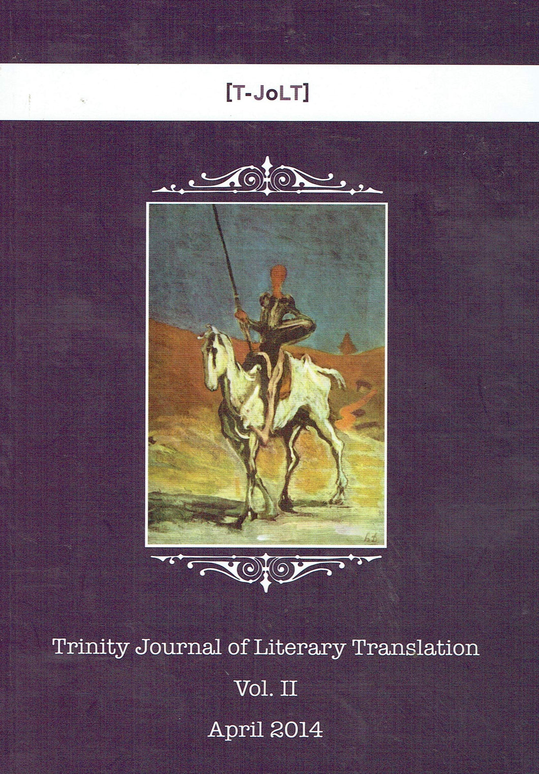 Trinity Journal of Literary Translation Volume 2 - April 2014