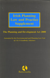 Irish Planning Law and Practice Supplement 2001