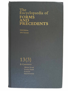 The Encyclopaedia of Forms and Precedents