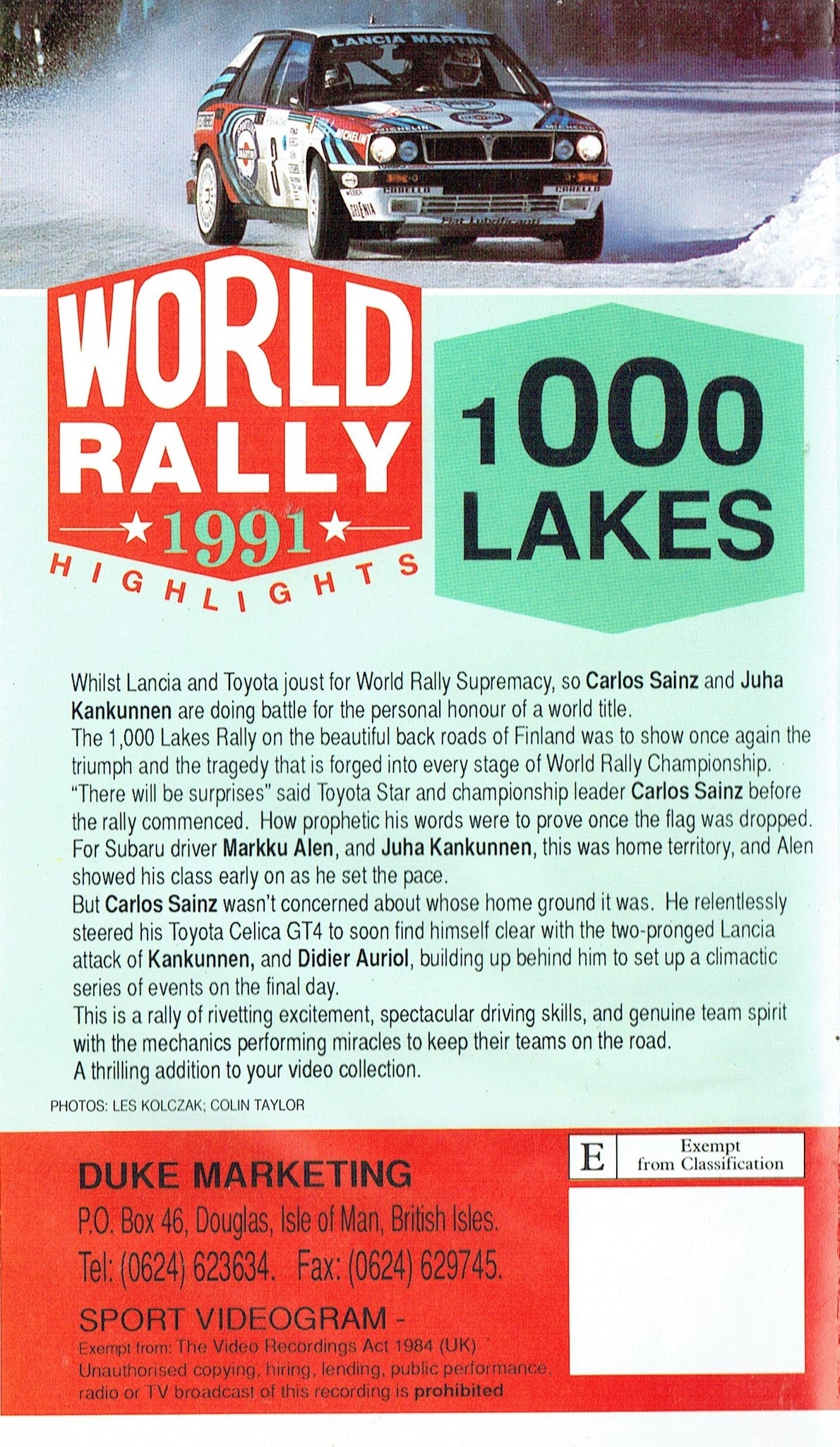 World Rally 1991 Highlights: 1000 Lakes, Round 9 - World Rally